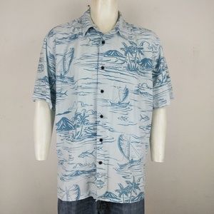 Quiksilver light blue comfort fit men's shirt
